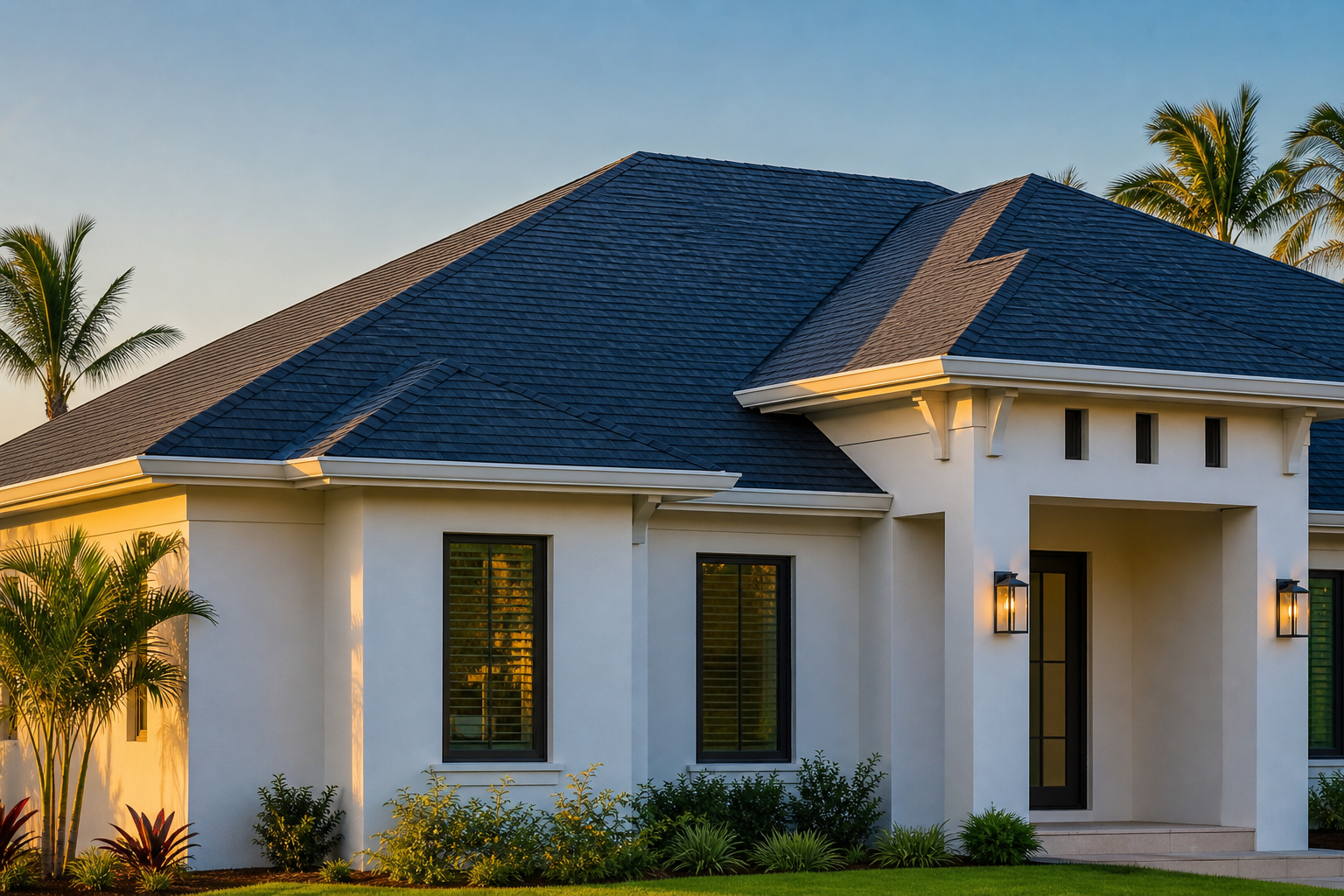 Residential shingle roof replacement in South Florida